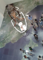Global History Collective Summer School participants scattered all over the map at Hokaido Museum in Japan